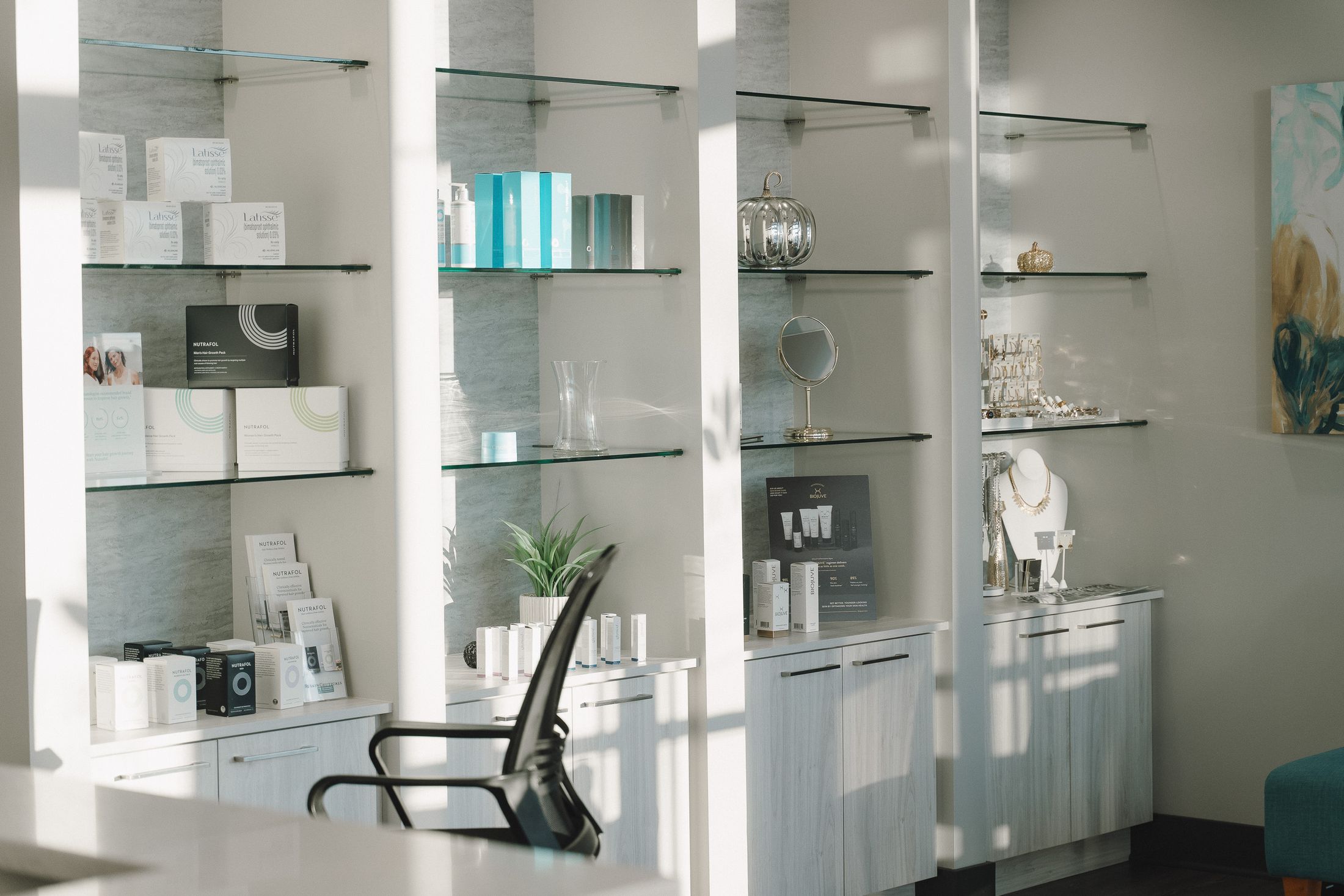 Crown Med Spa office waiting room