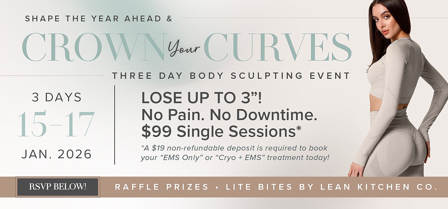 Body sculpting event promotion with date and details.