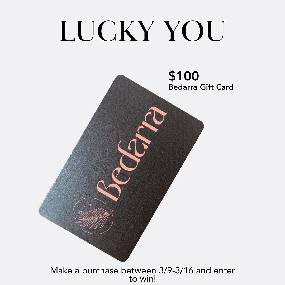 $100 Bedarra gift card promotion image